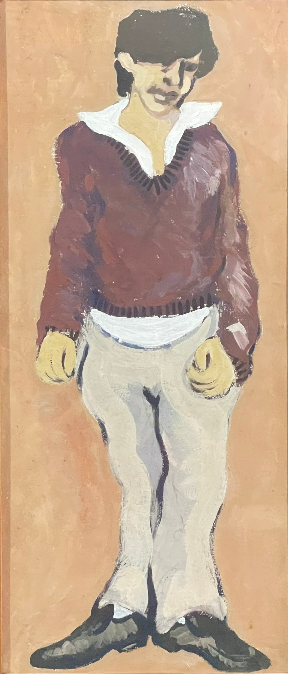 Menino de pulôver vermelho