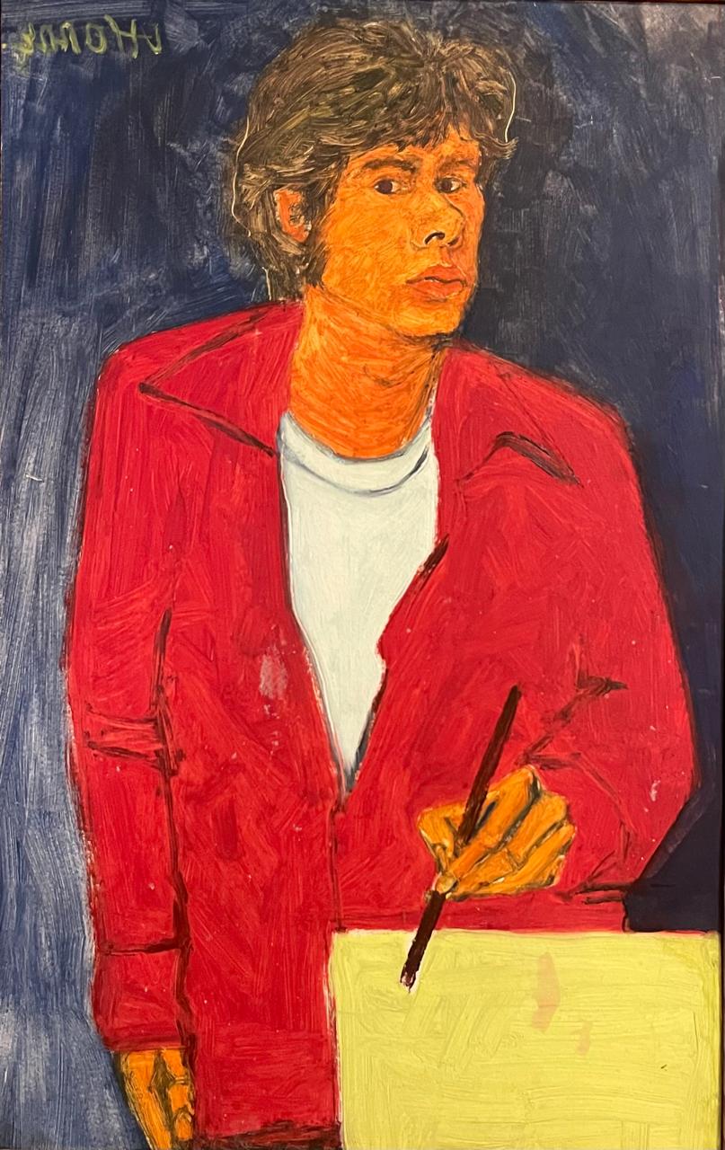 Autorretrato com Blusa Vermelha