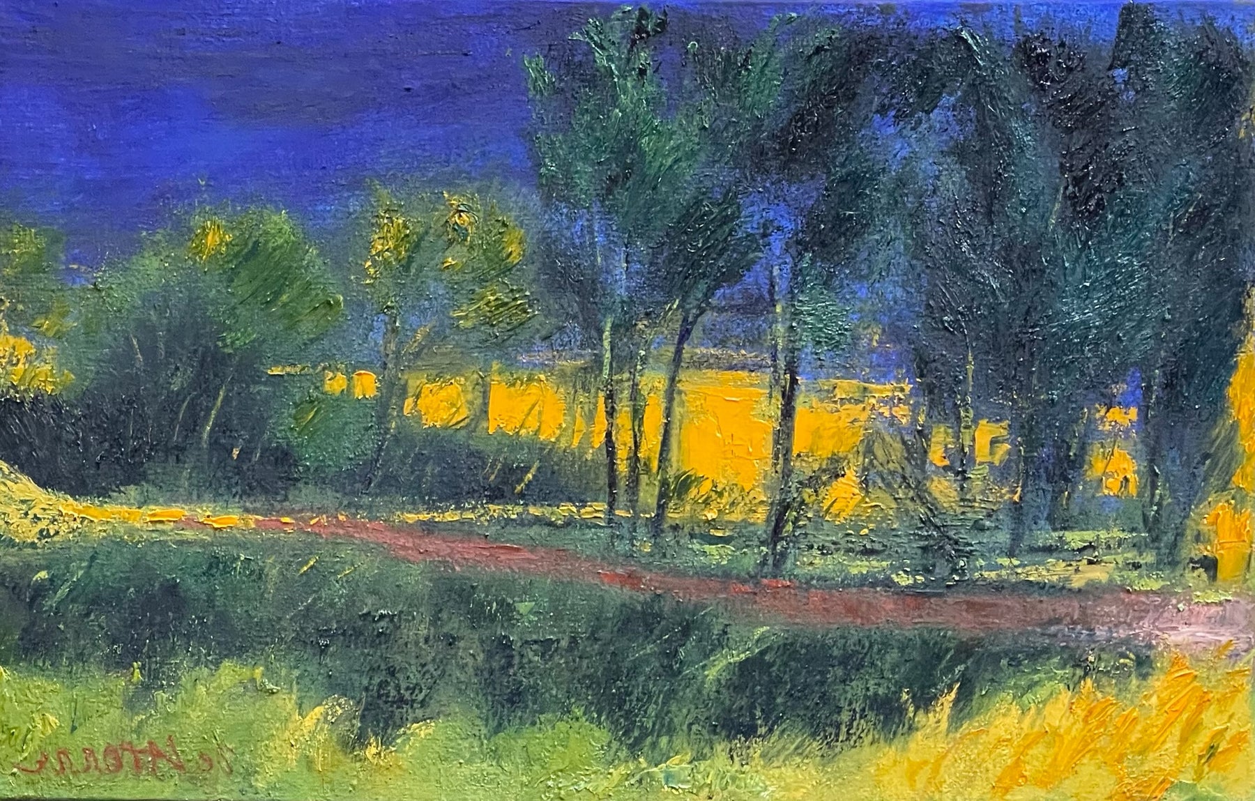 Crepúsculo no verão