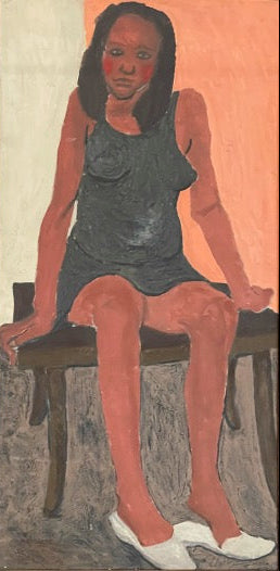 Menina com Vestido Preto