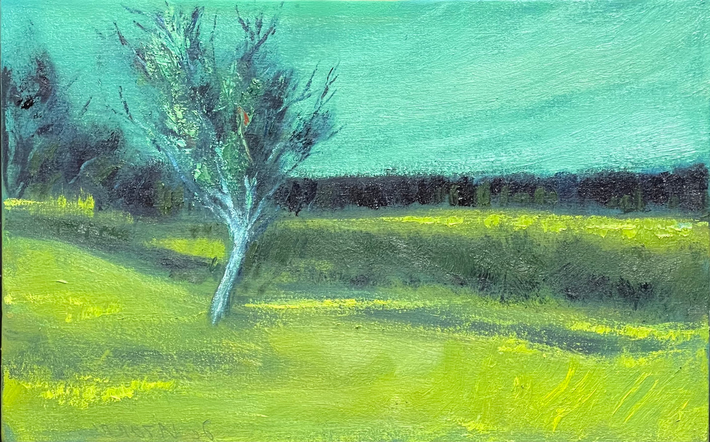 Paisagem (com variações) em verde